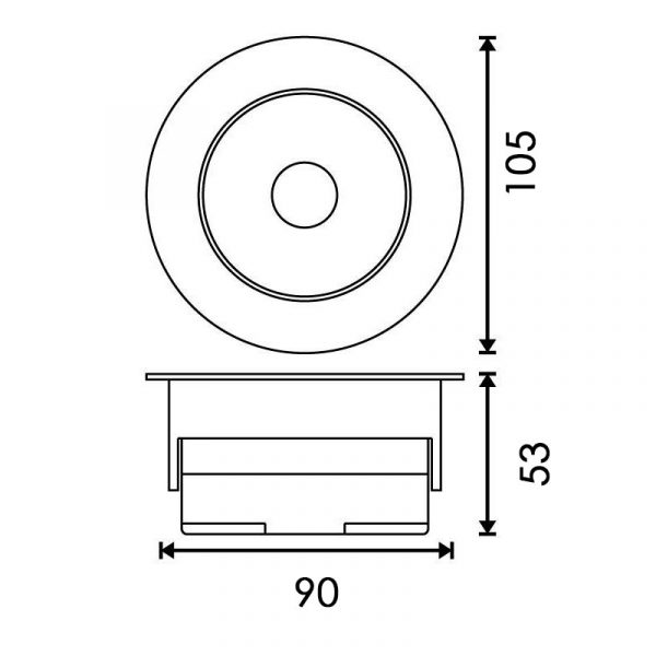 Foco Downlight LED orientable CobFix 15W CCT - N - Imagen 2