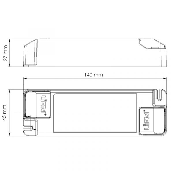 Driver Lifud Regulable Dali Salida 20-42V Dc 40W No Flicker LF-GSD040PF - DSC - NLF-GSD040PF - Imagen 2