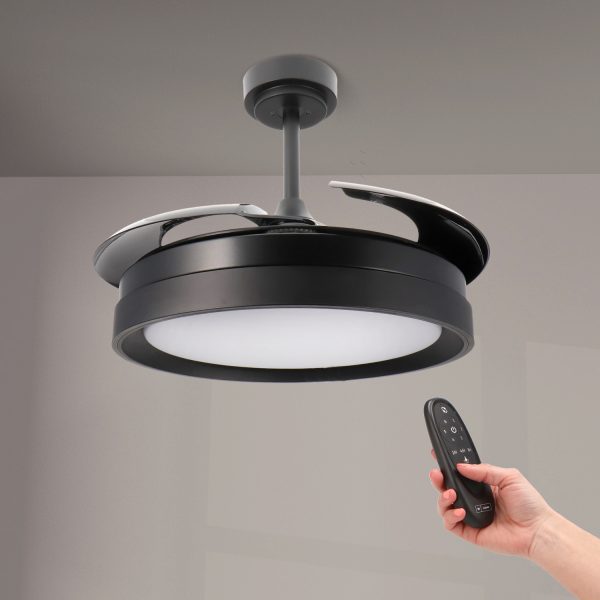 Ventilador de techo LED Black II Yeray Ø107 cm - NLM8819