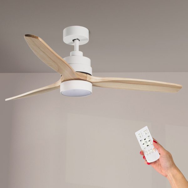 Ventilador de techo LED White Crazy - N
