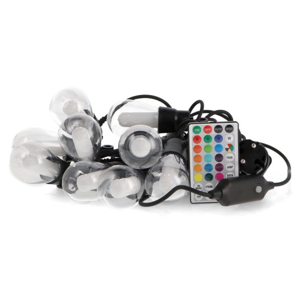 Guirnalda de 10 bombillas 8M Exterior IP65 cable eléctrico - N - Imagen 5