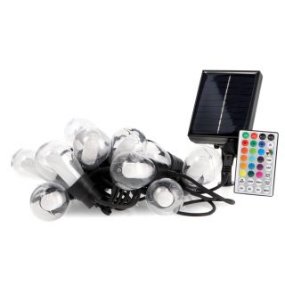 Guirnalda de 15 casquillos RGBW Solar - NLM8969