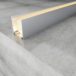Perfil de Aluminio U 2 Metro Para Neón Led RGB 24V/220V - NLM3375