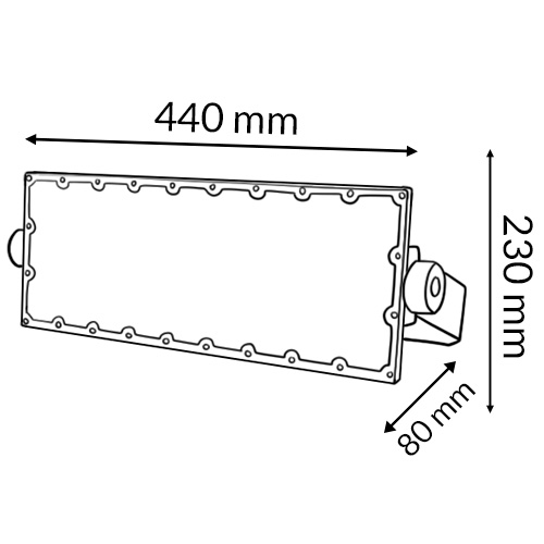 Foco Modular Led Nova 200W - N - Imagen 2