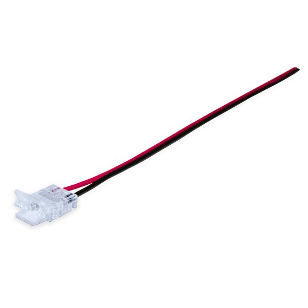 Conector con cable para Tira LED 8mm 12V/24V 2 pin - Pack 20 - NLM2938