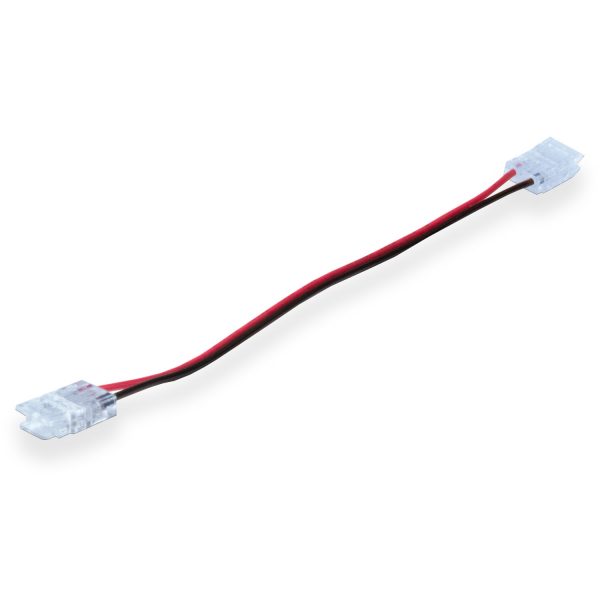 Conector doble con cable para Tira LED 8mm 12V/24V 2 pin - Pack 20 - NLM2939