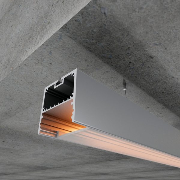 Perfil de aluminio VictSing 2 metros 12V/24V/220V - DSC - NLM3360