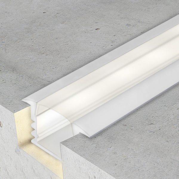 Perfil de aluminio Pladur Lacado Blanco - 2 metros - N