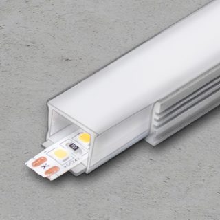 Perfil de aluminio Aqua IP65 - 2 metros - NLM3895