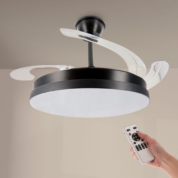 Ventilador de techo LED Black Hoom Ø107 cm - N