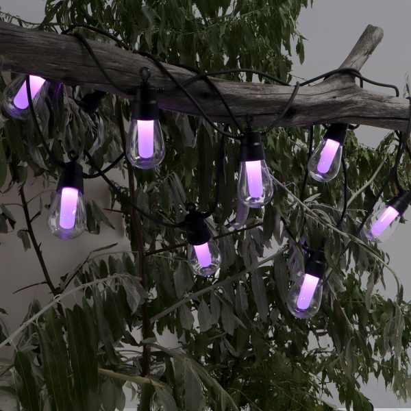 Guirnalda de 10 bombillas 8M Exterior IP65 cable eléctrico - N - Imagen 3