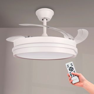 Ventilador de techo LED White Alan Ø106 cm - NLM8857