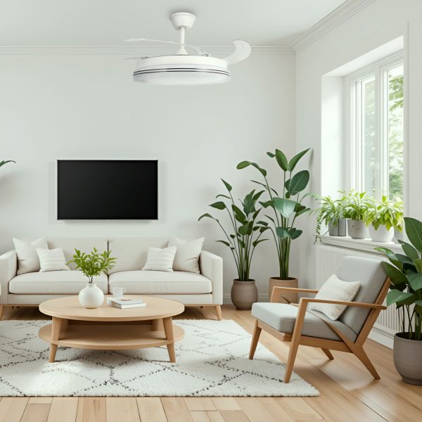 Ventilador de techo LED White Decor Ø106 cm - N - Imagen 3