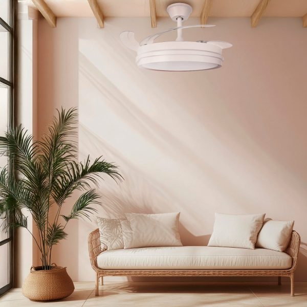 Ventilador de techo LED White Alan Ø106 cm - N - Imagen 3