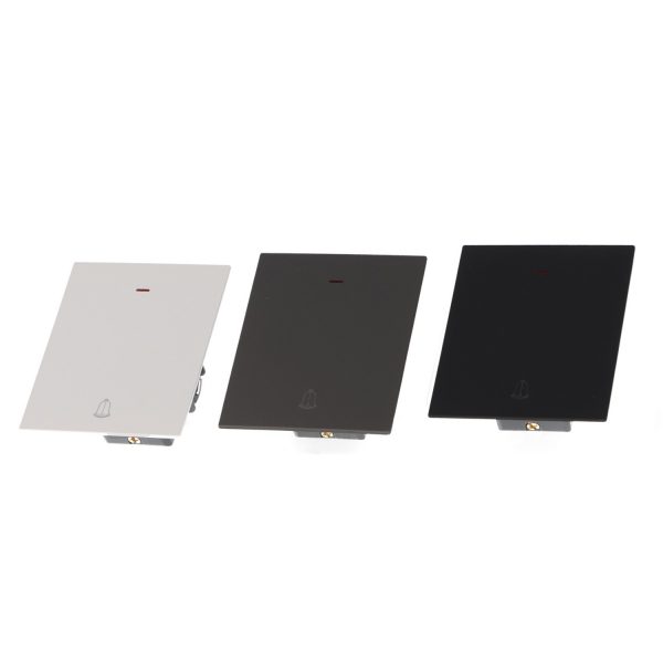 Interruptor Simple Pulsador con Indicador Luminoso - CC - N