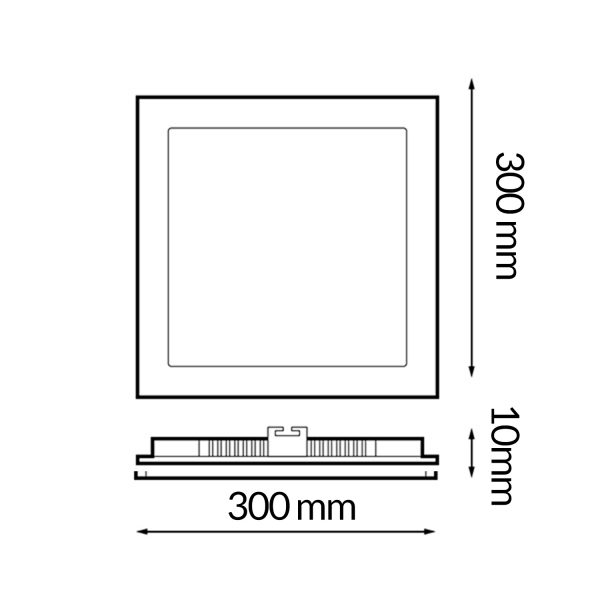 Panel LED Cuadrado Serie Slim 25W CCT - NGA5631 - Imagen 2