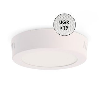 Panel de Superficie Serie Pro Circular 6W CCT - N