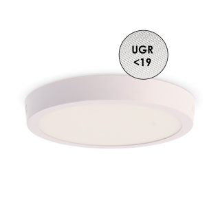 Panel de Superficie Serie Slim Circular 20W CCT - N