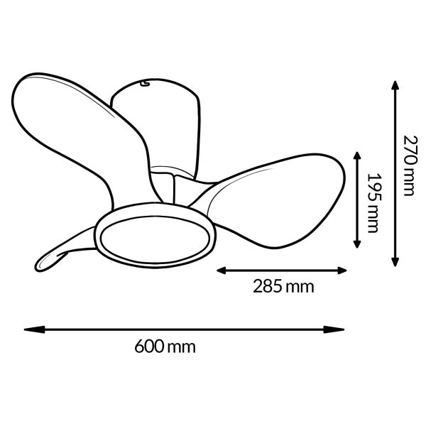 Ventilador de techo LED Nature - NLM8823 - Imagen 2