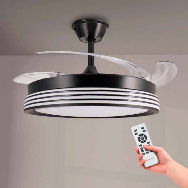 Ventilador de techo LED Black Aline Ø106 cm - NLM8849