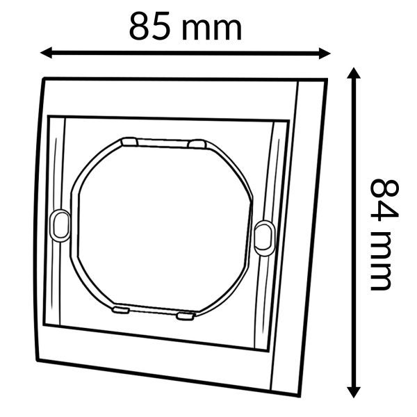 Marco PC para 1 Módulo - CL - N - Imagen 2