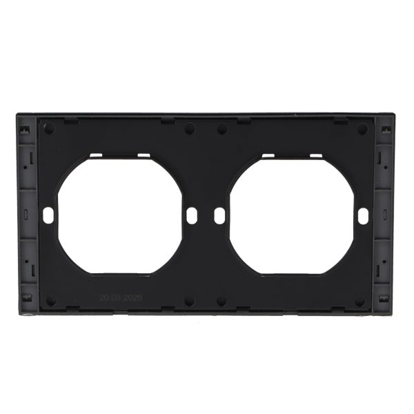 Marco PC para 2 Módulo - TR - N - Imagen 6