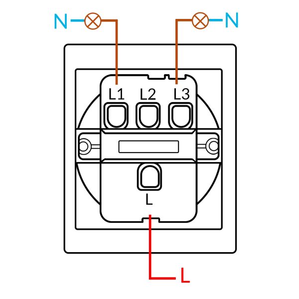 Interruptor Doble - CC - N - Imagen 2