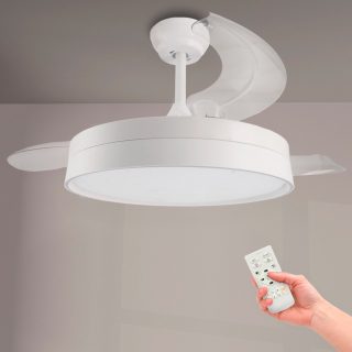 Ventilador de techo LED White Loki Ø106 cm - N