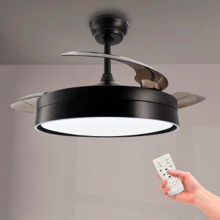 Ventilador de techo LED Black Loki Ø106 cm - N