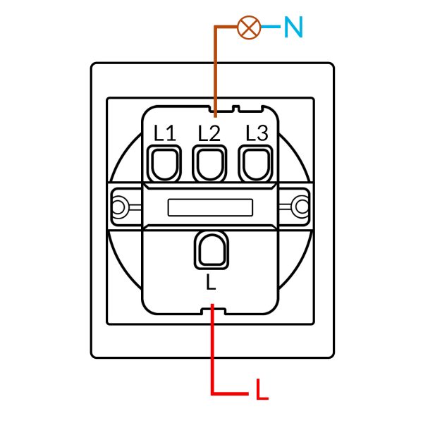Interruptor Simple Pulsador - CC - N - Imagen 2