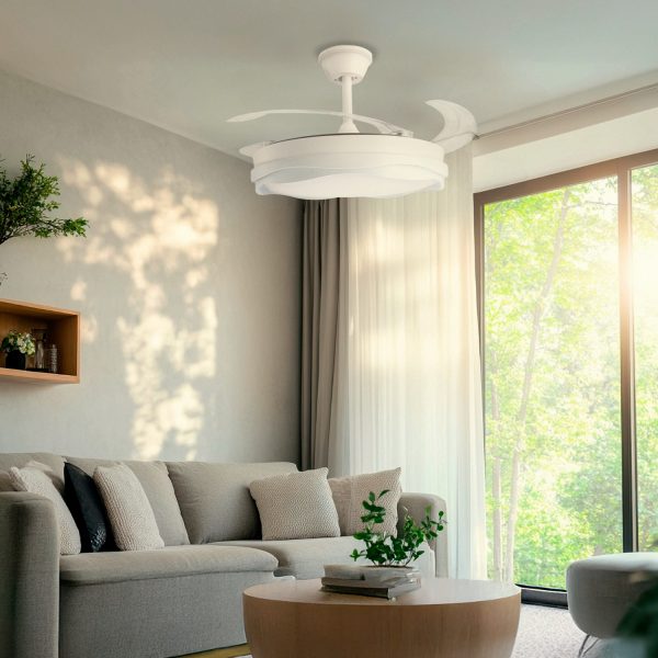 Ventilador de techo LED White Dary Ø106 cm - N - Imagen 3