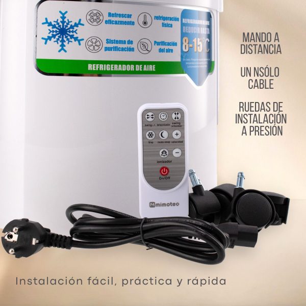 Climatizador evaporativo AirPro portátil  5500m3/h 30 Litros - NMI7002 - Imagen 8