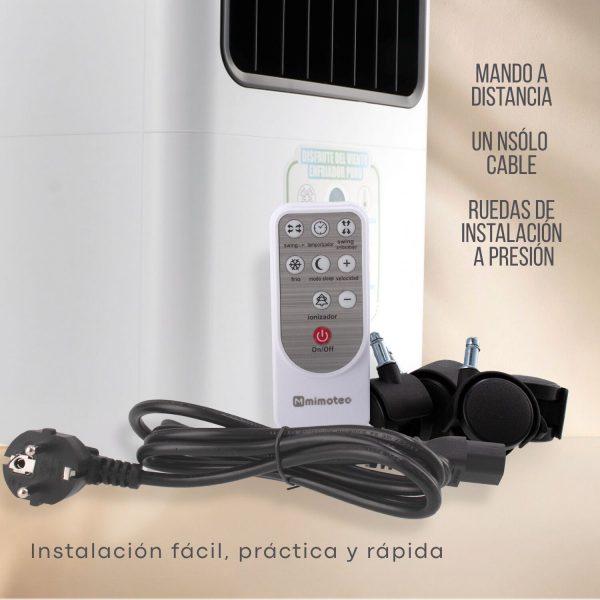 Climatizador evaporativo portátil AirMax 4800m3/h 30 litros - NMI7001 - Imagen 8