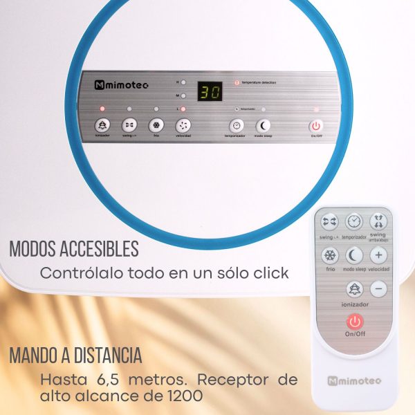 Climatizador evaporativo portátil AirMax 4800m3/h 30 litros - NMI7001 - Imagen 9