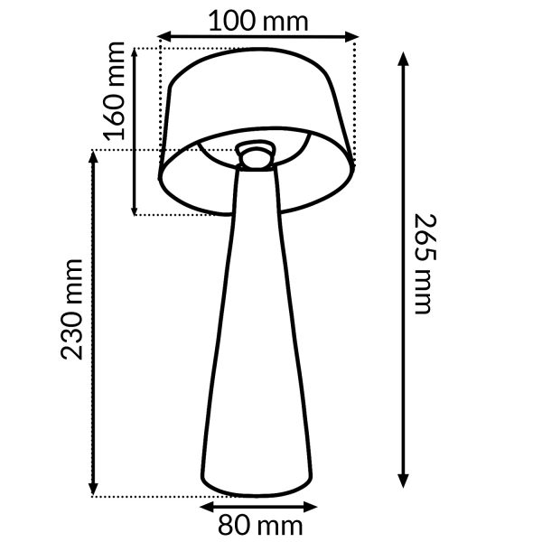 Lampara Led Solar de sobremesa House - N - Imagen 2
