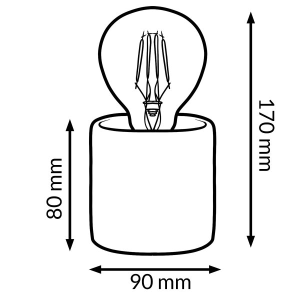 Lampara Led de sobremesa Blue Ditadi - N - Imagen 2