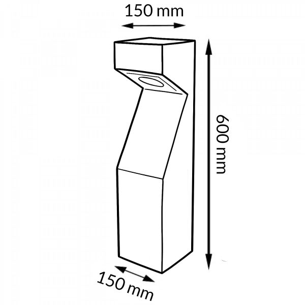 Baliza Led Teba Grey CCT - N - Imagen 2