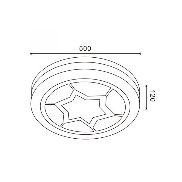 Lámpara  Decorativo LED Diamond Star - NKB7021 - Imagen 2