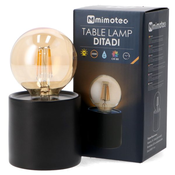 Lampara Led de sobremesa Black Ditadi - N - Imagen 5