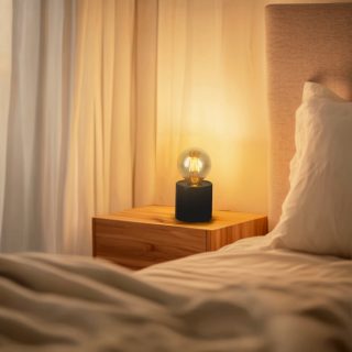 Lampara Led de sobremesa Black Ditadi - N