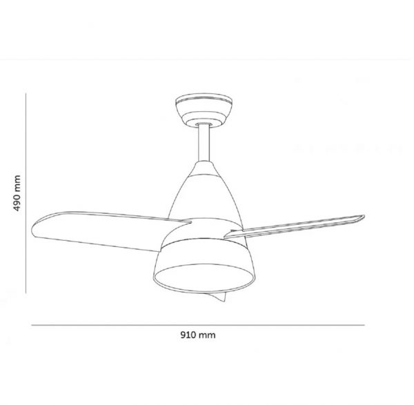 Ventilador de techo LED White Silence - DSC - N - Imagen 2