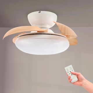 Ventilador de techo LED Wood Mushroom Ø72,5 cm - N