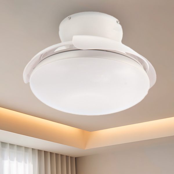 Ventilador de techo LED White Mushroom Ø72,5 cm - N - Imagen 3