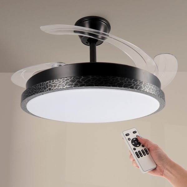 Ventilador de techo LED Black Rail Ø106 cm - NLM8850