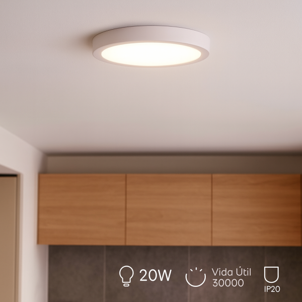 Panel de Superficie Serie Slim Circular 20W - N - Imagen 4