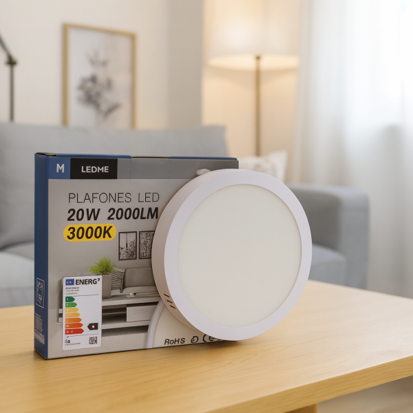 Panel de Superficie Serie Slim Circular 20W - N - Imagen 3