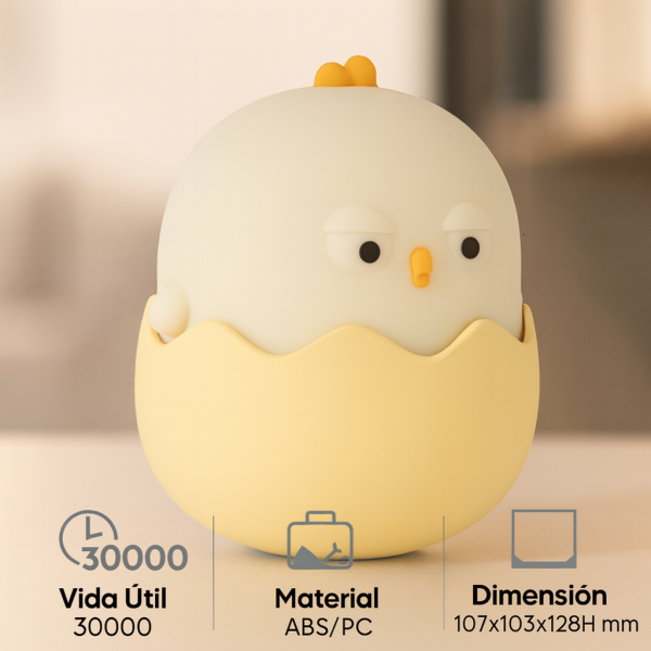 Lámpara táctil infantil LED Egg - NLM9202 - Imagen 7