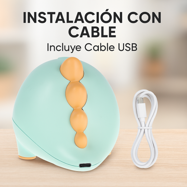 Despertador infantil con luz nocturna T-Rex - NLM9211 - Imagen 6