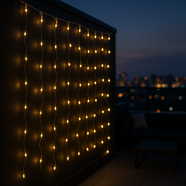 Cortina de Guirnalda Exterior LED con Usb 3*2m - NLM2962 - Imagen 3