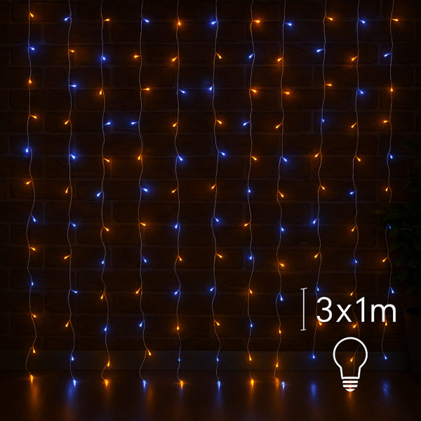 Cortina de Guirnalda Exterior LED con Usb 3*1m RGB - NLM2964 - Imagen 7